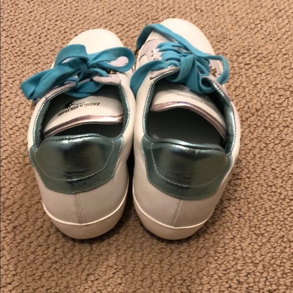 Free People x Zadig & Voltaire Rainbow Sneaker 10 - Picture 8 of 11